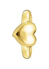 Ohrklemme Thomas Sabo "Bold Elegance Earcuff in Herzform", gold (gelbgoldfarben), Ohrringe, Damen, Silber 925 (recycelt)