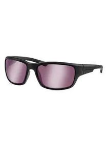 Sonnenbrille Eschenbach OPTIK "Sportfassung acunis 75", Herren, schwarz, unifarben mit Farbeinsatz, Sonnenbrillen Sonnenbrille, mit Silberverspiegelung mit hohen Blendschutz