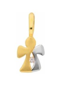 Adelia&acute;s Kettenanh&auml;nger ADELIA ́S "Damen 333 Gold Anh&auml;nger Engel mit Zirkonia", gold, Schmuckanh&auml;nger, Damen, Gold, Kettenanh&auml;nger, mit Zirkonia f&uuml;r Damen