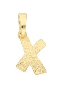 Adelia&acute;s Buchstabenanh&auml;nger ADELIA ́S "Damen & Herren 333 Gold Buchstabenanh&auml;nger X", gold, Schmuckanh&auml;nger, Damen, Gold, f&uuml;r Damen & Herren