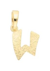 Adelia&acute;s Buchstabenanh&auml;nger ADELIA ́S "Damen & Herren 333 Gold Buchstabenanh&auml;nger W", gold, Schmuckanh&auml;nger, Damen, Gold, f&uuml;r Damen & Herren
