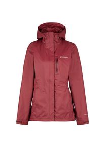 Columbia Pouring Adventure III Jacket Regenjacke Damen Wandern (Gr XL |rot |wasserdicht)