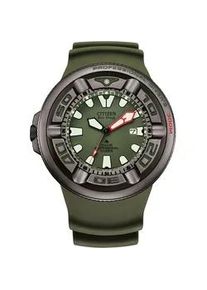 Taucheruhr Citizen "Promaster Professional Diver 300", gr&uuml;n (khakifarben), Armbanduhren, Herren, Armbanduhr, Herrenuhr, Solar, bis 30 bar wasserdicht, Datum