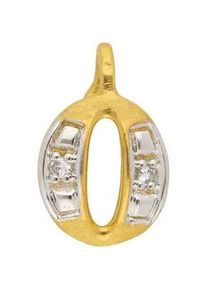 Adelia&acute;s Buchstabenanh&auml;nger ADELIA ́S "Damen Gold Schmuck 585 Gold Buchstabenanh&auml;nger mit Diamant", gold, Schmuckanh&auml;nger, Damen, 0,02 VVS = sehr sehr kleine Einschl&uuml;sse mit Diamant, Gold, mit Diamant Goldschmuck f&uuml;r Damen & Herren