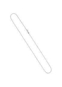 Kette ohne Anh&auml;nger Jobo "Zopfkette", grau (platin 950), Halsketten, Damen, Platin 950, L: 45, 950 Platin 1 mm 45 cm