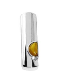 Kettenanh&auml;nger OSTSEE-SCHMUCK "OSTSEE-SCHMUCK Anh&auml;nger Gleiter-Ida-Marie", wei&szlig;, Schmuckanh&auml;nger, Damen, 31 x 9mm, Silber 925 (Sterlingsilber), 5,4 g, Kettenanh&auml;nger