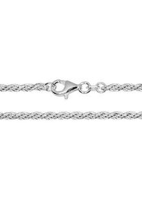 Silberkette OSTSEE-SCHMUCK "OSTSEE-SCHMUCK Kette Kordel 2,2 mm Kette Kordel 2,2 mm" Gr. 50, silber, Halsketten, Damen, 50cm, Silber 925 (Sterlingsilber), L: 42, Silberkette