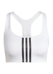 Adidas PWIM Medium Support 3S Bra Sport-BH Damen Yoga (Gr XL - Cup: A-B |weiß)