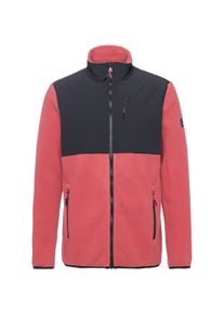 O.C.K. Ock Fleecejacke Herren - rot - Gr. XL - Polyester