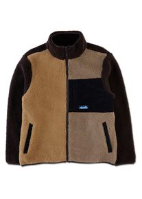 KAVU Wayside Fleecejacke Men (Gr L |braun/schwarz)