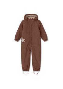 MINI A TURE Matwilbo Snowsuit Overall Kinder (Gr 104 |braun |wasserdicht)