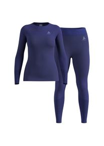 Kunstfaserunterwäsche Odlo Fundamentals Performance Warm Damen (Gr M |blau)