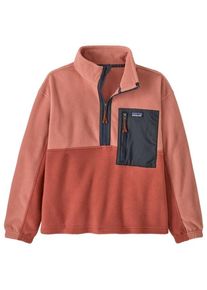 Patagonia Microdini 1/2 Zip Pullover Fleecepullover Kinder (Gr XXL |rot/rosa)