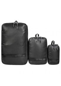Tatonka Stuffsack Zip Set III Packsack (Größe 6 l, 1,5 l, 0,5 l |grau/schwarz)