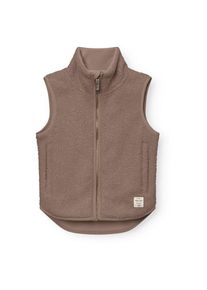 MINI A TURE Matbattal Teddyfleece Vest Fleeceweste Kinder (Gr 146 |braun)