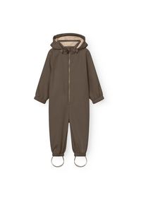 MINI A TURE Matarno Softshell Suit Overall Kinder (Größe 92 |braun |wasserdicht)