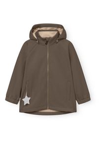 Softshelljacke MINI A TURE Mataden Softshell Jacket Kinder (Gr 116 |braun)