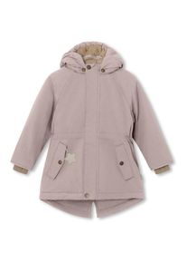 MINI A TURE Matvikania Fleece Lined Winter Jacket Parka Kinder (Gr 140 |grau |wasserdicht)