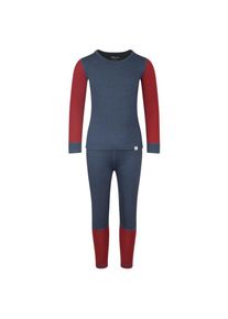 Trollkids Merino Baselayer Set II Merinounterwäsche Kinder Trekking (Gr 104 |blau)