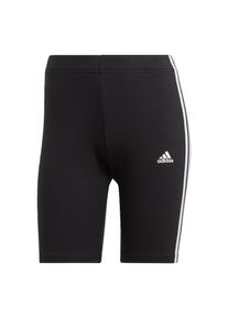 Adidas Essentials 3-Streifen Leggings Damen - schwarz - Gr. S - Baumwolle/Elastan