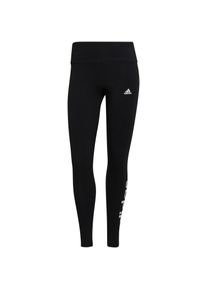 Adidas Essentials Logo Leggings Damen - schwarz - Gr. S - Baumwolle/Elastan