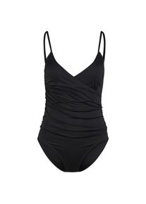 DEDICATED Wrap Swimsuit Klinte Badeanzug Damen (Gr XS |schwarz)