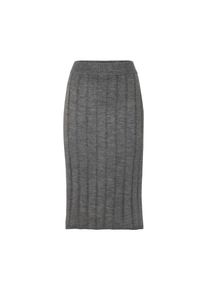 Tchibo - Gerippter Strickrock - Damen - Gr. L - grau