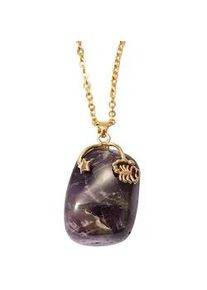 Kette mit Anh&auml;nger Firetti "Schmuck Geschenk Halsschmuck Anker/Halskette Sternzeichen Geburtsstein", gold (gelbgoldfarben), Halsketten, Damen, Skorpion, Edelstahl, L: 50 B: 2mm, Made in Germany - mit Edelstein, B:2mm