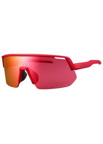 Shimano Technium L Road VLT 21% Fahrradbrille (rot)