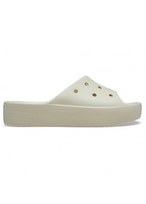 Sandalen Crocs Classic Platform Slide Damen (Gr 11 |grau/beige)