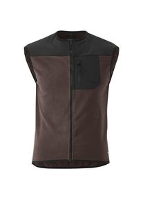 Fahrradweste Gonso Adventure Vest Fleece Herren (Gr XXL |braun)