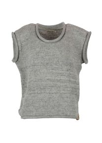 Albmerino Oversize Pullunder Mouline Wollpullover Damen (Gr 40/42 |grau)