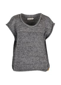 Woll- & Merinopullover Albmerino Oversize Pullunder Mouline Damen (Gr 40/42 |grau)