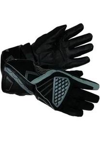 Roleff Racewear Motorradhandschuhe ROLEFF "Winter" Gr. XXXL, schwarz (schwarz, grau ro202), Handschuhe, Damen, 3XL, Obermaterial: 60% Rindsleder, 40% Polyester. Innenfutter: 100% Polyester, winddicht, wasserdicht