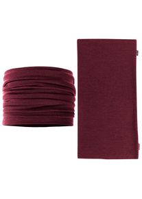 L&ouml;ffler Halstuch L&ouml;ffler Multifunctional Merino Tube (Gr One Size |rot)