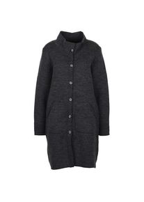 Albmerino Oversize Mantel Uni Mantel Damen (Gr 44/46 |schwarz)