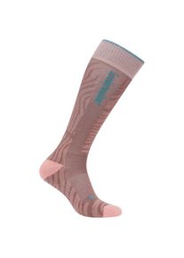 Icebreaker Merino Ski+ Light OTC Mountain Contour Skisocken Damen Snowboard (Gr S |braun)