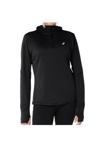 Laufshirt asics Road Winter L/S Hoodie Damen (Gr XS |schwarz)