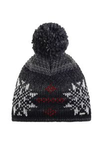 Eisbär Eisbär Ike Pompon Mütze Alltag (Gr One Size |schwarz/grau)