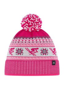 Eisbär Eisbär Retroski Pompon Mütze (Gr One Size |rosa)