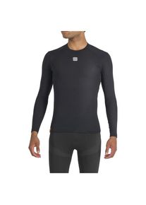 sportful Thermodynamic Mid Tee Long Sleeve Kunstfaserunterwäsche Herren (Gr XL |grau/schwarz)