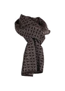 Albmerino Schal Norweger Schal Men (Gr 30 x 200 cm |grau/schwarz)