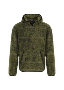 Sherpa Uddesya Eco 1/4 Zip Hoodie Fleecepullover Herren Alltag (Gr XXL |oliv)