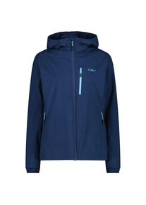 CMP Jacket Fix Hood 35Z2826 Regenjacke Damen (Gr 34 |blau |wasserdicht)