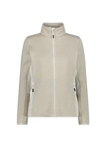 CMP Jacket Jacquard Knitted 35H1596 Fleecejacke Damen (Gr 38 |beige/grau)