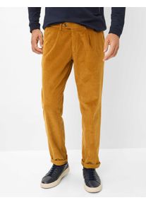 Eurex By Brax Herren Bundfaltenhose Style LUIS CURRY, braun, Gr. 30U
