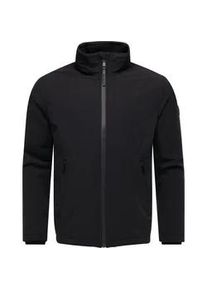 Outdoorjacke Ragwear "Colwie Warm YOUMODO", Herren, Gr. XL (54), schwarz, Obermaterial: 90% Nylon, 10% Elasthan; Innenfutter: 100% Polyester; Wattierung: 100% Polyester, Basic, gerade h&uuml;ftbedeckend, hoch geschlossener Ausschnitt, &Auml;rmel ohne &Auml;rmelschlitz B&uuml;ndchen, Jacken Outdoorjacke, Wasserdichte Winterjacke mit hohem Kragen