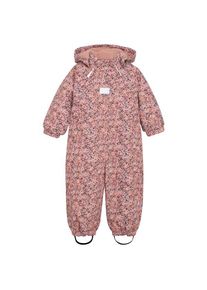 Minymo Snow Suit AOP No. 164001 Overall Kinder (Größe 80 |rosa |wasserdicht)