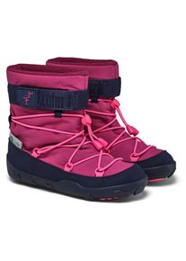Affenzahn Snow Boot Vegan Snowy Winterschuhe Kinder (Gr 28 |blau/rosa |wasserdicht)