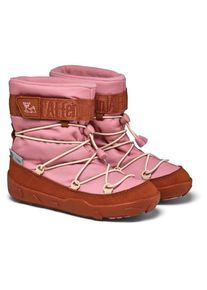 Barfußschuhe Affenzahn Snow Boot Vegan Snowy Kinder (Gr 32 |rosa/rot |wasserdicht)